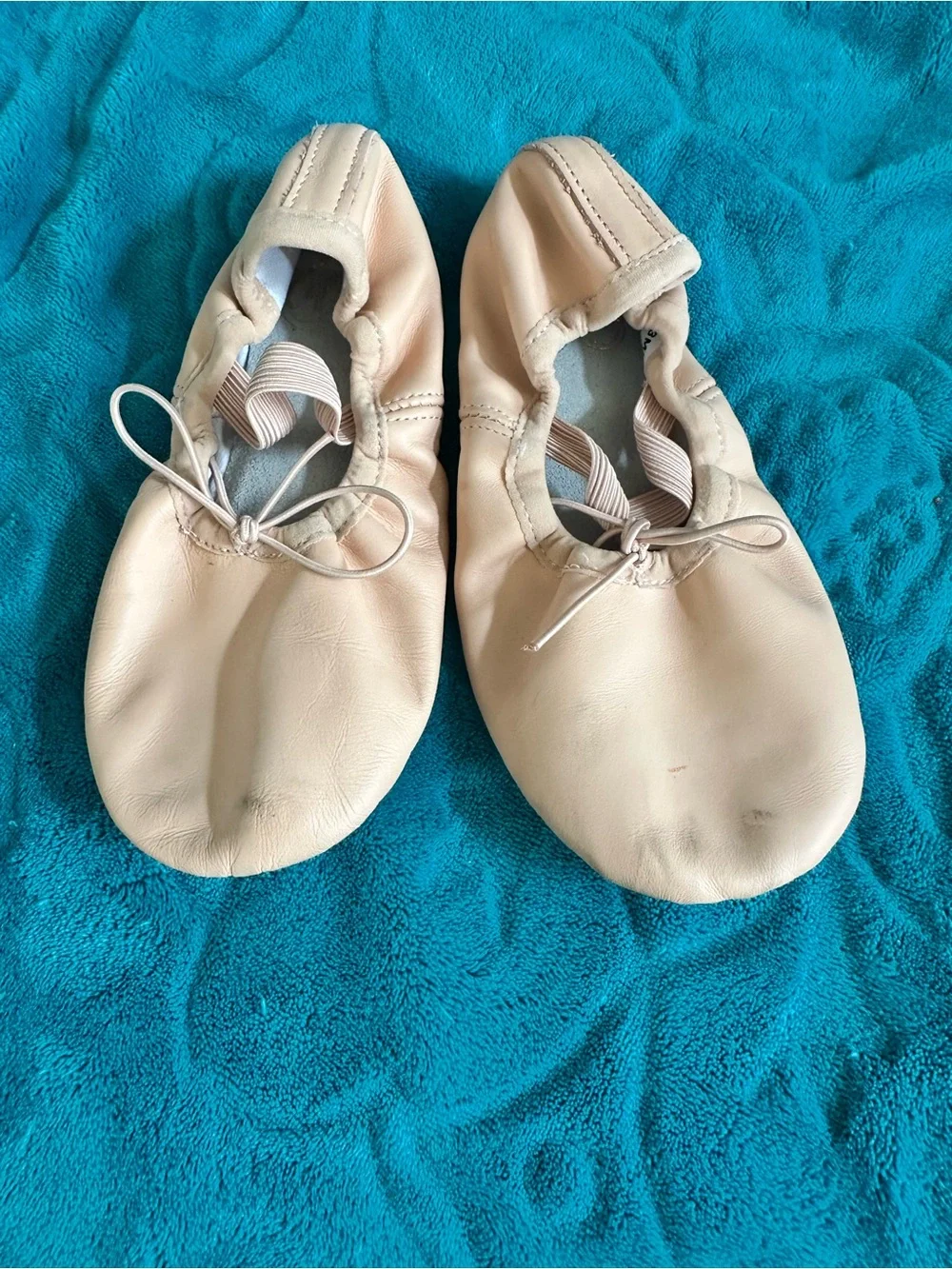 Kids Ballet Slip-On Shoes in Light Beige